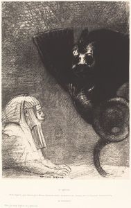 Le Sphynx…mon regard que rien ne peut devier, demeure tendu a travers les choses sur un horizon inaccessible. La Chimere – Moi, Je suis legere et joyeuse