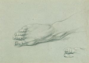 Fußstudie zu ‘Arindal und Daura’