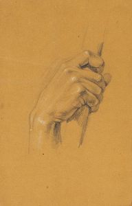 Handstudie zu ‘Ossian und Malvina’