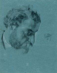 Porträtstudie zu ‘David mit dem Haupt Goliaths’