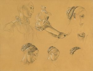 Studie zu ‘Hermann und Dorothea im Weinberg’