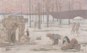 L’Hiver, esquisse pour l’Hôtel de Ville de Paris