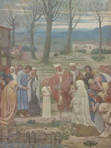 La Rencontre de sainte Geneviève et de saint Germain