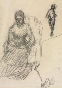 Study of Madame Marie Cantacuzène; Study of Standing Female Nude