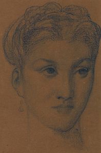 Etude de tête de femme