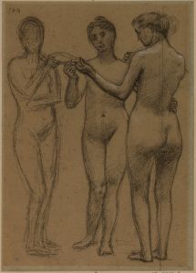 Groupe de trois femmes