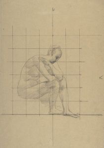 Seated Figure; Study for ‘A Vision of Antiquity’