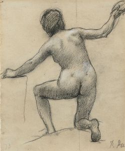 Nu féminin de dos, étude pour ‘L’Eté’