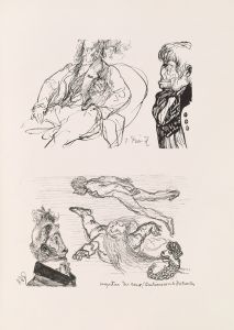 Les caricatures de Puvis de Chavannes Pl.08