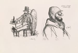 Les caricatures de Puvis de Chavannes Pl.14