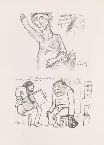 Les caricatures de Puvis de Chavannes Pl.17