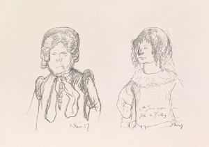 Les caricatures de Puvis de Chavannes Pl.19
