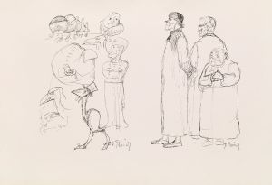 Les caricatures de Puvis de Chavannes Pl.20
