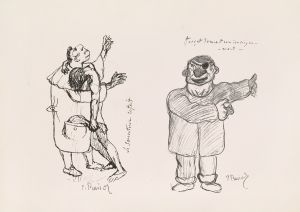 Les caricatures de Puvis de Chavannes Pl.21