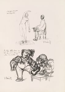 Les caricatures de Puvis de Chavannes Pl.22