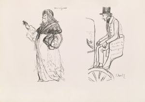 Les caricatures de Puvis de Chavannes Pl.24