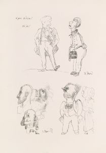 Les caricatures de Puvis de Chavannes Pl.25