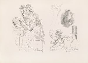 Les caricatures de Puvis de Chavannes Pl.28