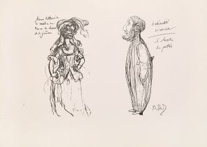 Les caricatures de Puvis de Chavannes Pl.30