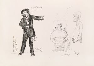Les caricatures de Puvis de Chavannes Pl.32