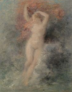 Venus S’elevant Au Dessus De La Mer