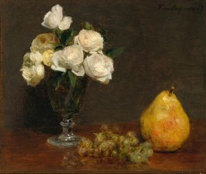 Still Life with Roses and Fruit