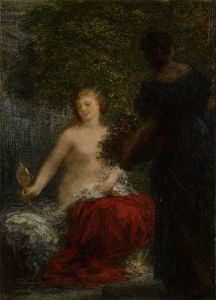Femme à sa toilette