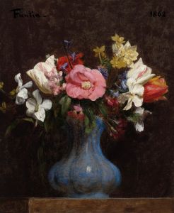 Fleurs, camélias et tulipes