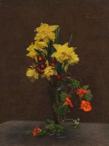 Jonquilles et capucines