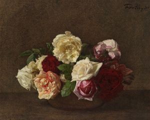 Roses dans une coupe