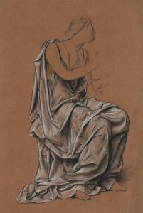 A drapery study for ‘The Love Potion’