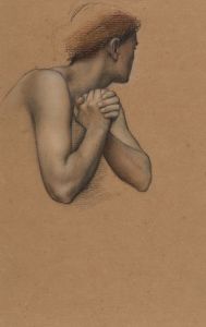Figure study with clenched hands