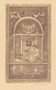 Omslagontwerp voor; Catalogus van de Ideal Home Exhibition, 1912