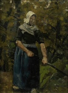 A Peasant Woman with a Stick