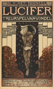 Lucifer Treurspel van Vondel. N.V.Het Tooneel dir; Willem Royaards, Muziek van Hubert Cuypers, Ontwerp Decor en Costumes van R N Roland_