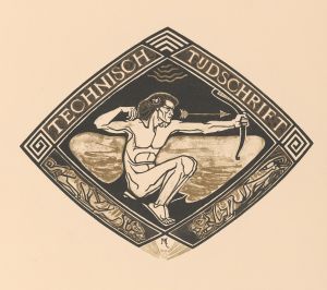 Omslagontwerp voor; Technisch Tijdschrift, 1914