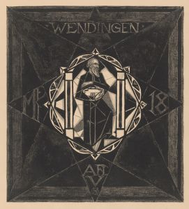 Omslagontwerp voor; Wendingen, 1918