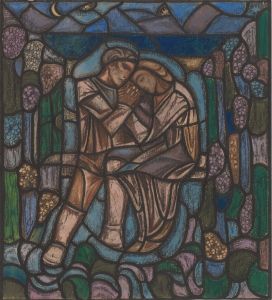 Ontwerp voor raam in het Nederlands Paviljoen op de tentoonstelling Arts Décoratifs te Parijs, 1925