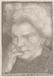 Portret van een onbekende vrouw