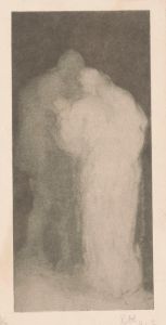 Twee staande figuren,after Matthijs Maris