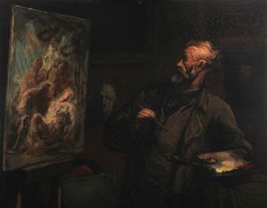L’artiste à la mise au tombeau