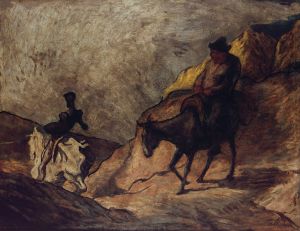 Don Quichotte et Sancho Pansa