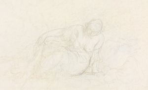 Reclining Woman Leaning on Her Arm