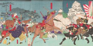 Battle before Kumamoto Castle