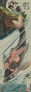 Kintarō Seizes the Carp