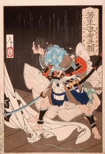 Soga no Gorō Tokimune Held Back by Gosho no Gorōmaru