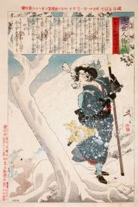 Takeda Kōunsai’s Mistress Tokiko in the Snow