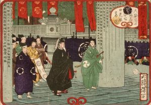 Tokugawa Tsunayoshi Visiting Nikkō Shrine on the Thirtieth Anniversary of Iemitsu’s Death