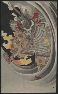 Nunobiki no Taki Akugenta Yoshihira no Naniwa Jirō o Utsu