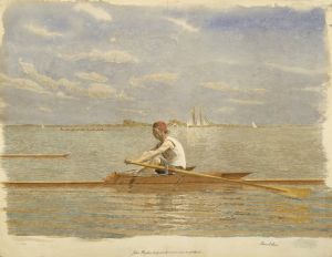 John Biglin in a Single Scull